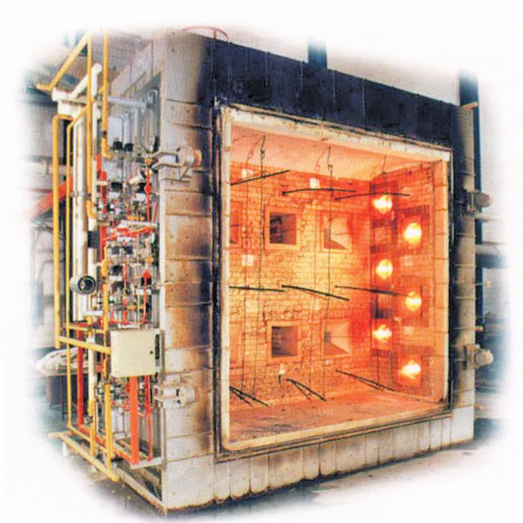 大尺寸笔直耐火试验炉